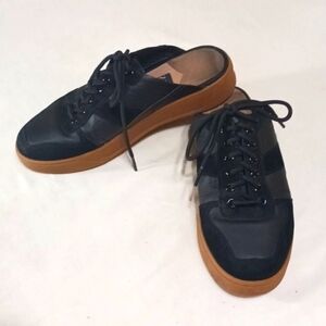 Zac Posen NWOB Ashley Leather and Suede Platform Sneaker Mules